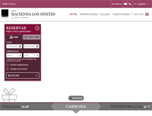 Tablet Screenshot of haciendalosjinetes.com